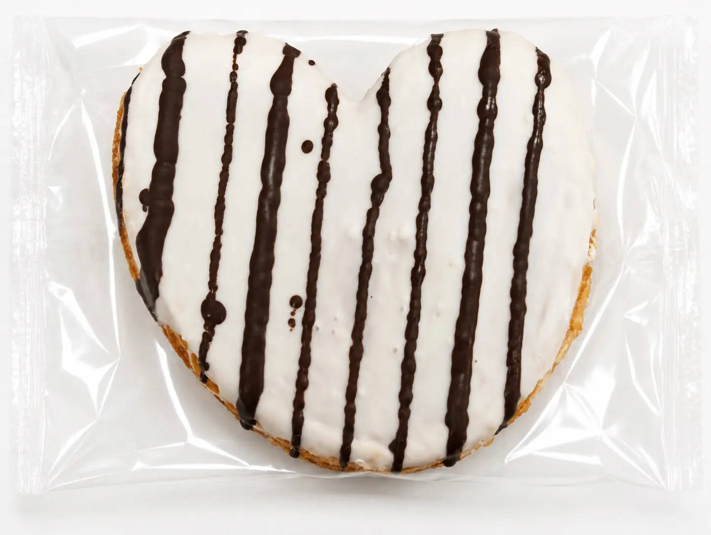 Palmerón de hojaldre CAROSA con chocolate blanco y rayado de chocolate